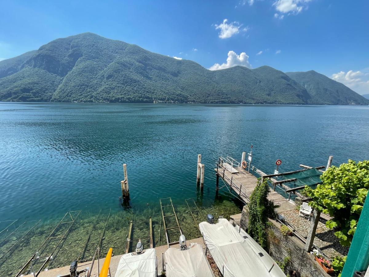 Lugano Lake, nido del cigno Oria  Exterior foto